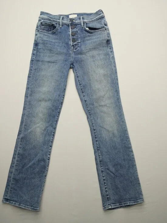 MOTHER The Pixie Insider Ankle Jeans in Group Bathing Size 24 - Picture 5 of 16